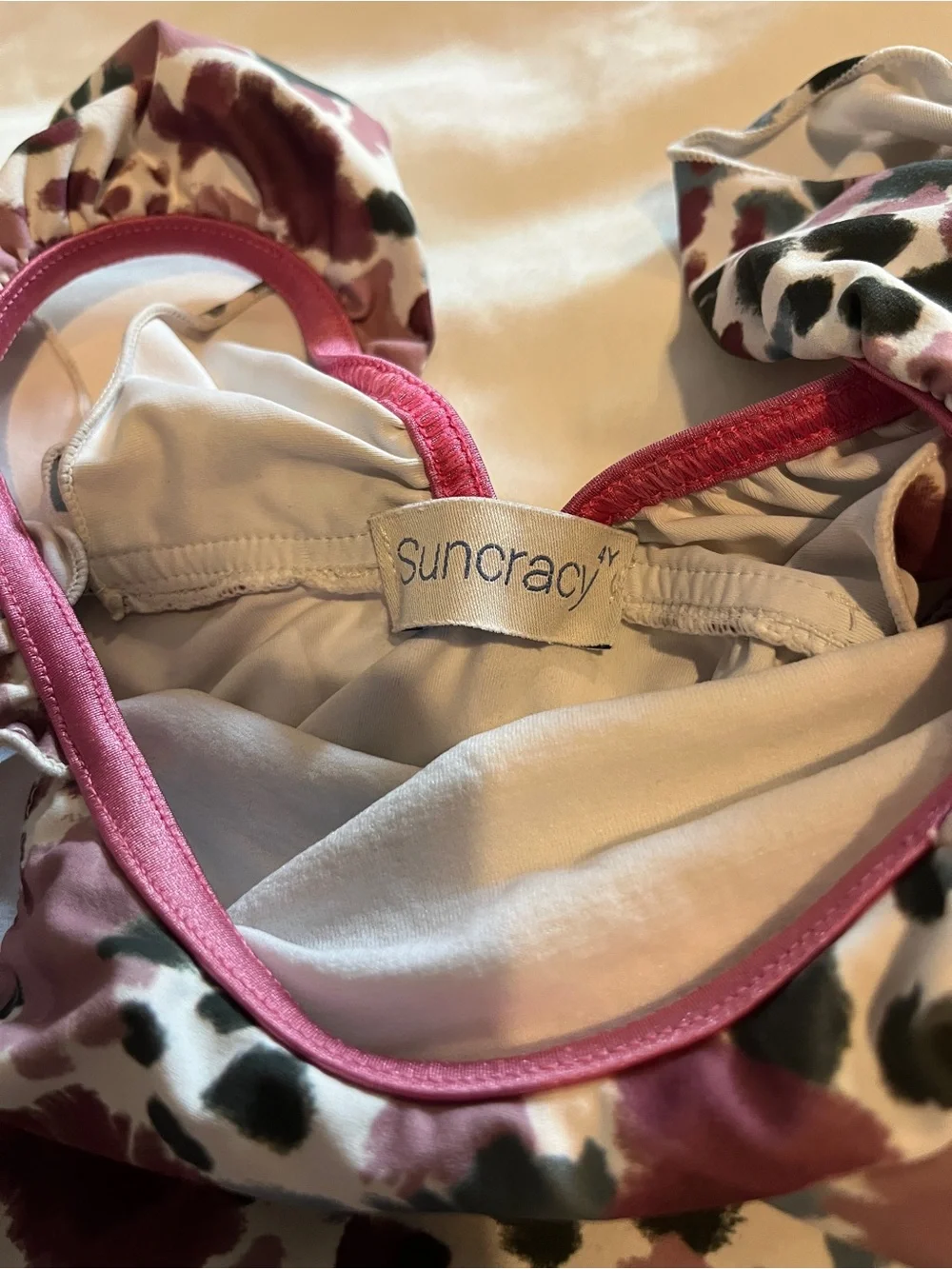 SUNCRACY RUFFLES PALERMO MULTICOLOR SWIMSUIT Size 4y